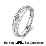 His Queen&Her King  Ring W54627BB